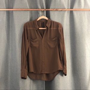 Walter Baker Brown Blouse